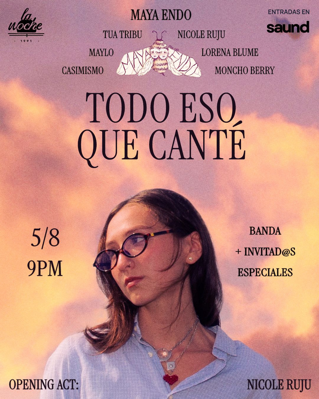 Flyer TODO ESO QUE CANTÉ
