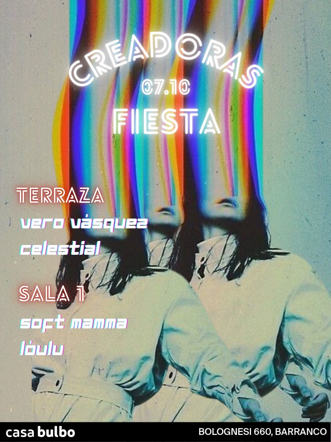 Flyer CREADORAS FIESTA